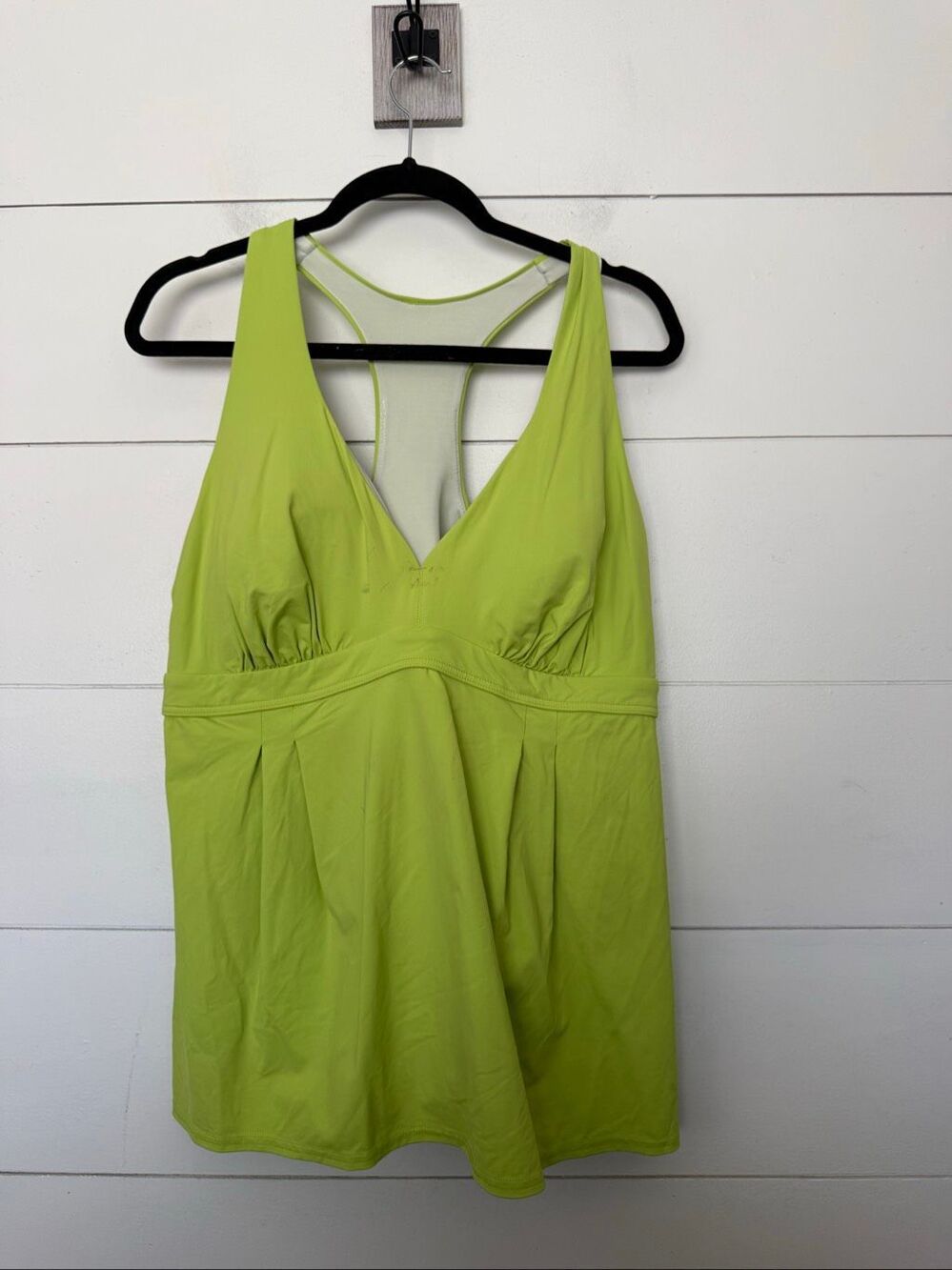 Lands End Women’s 18 Lime Green Swim Top Halter